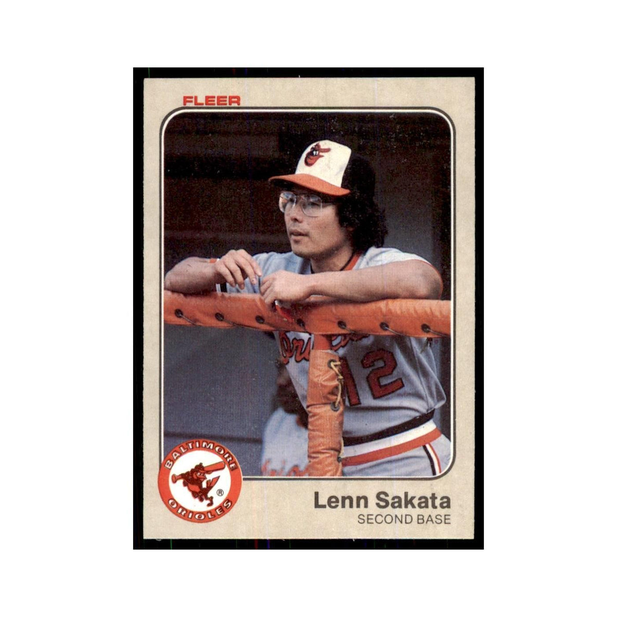 1983 Fleer Lenn Sakata Baseball Cards #72