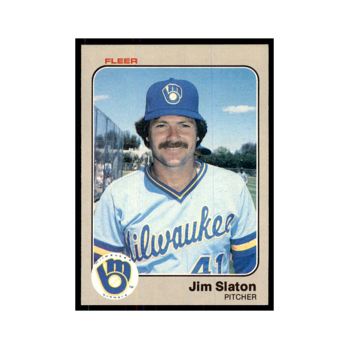 1983 Fleer Jim Slaton Baseball Cards #46