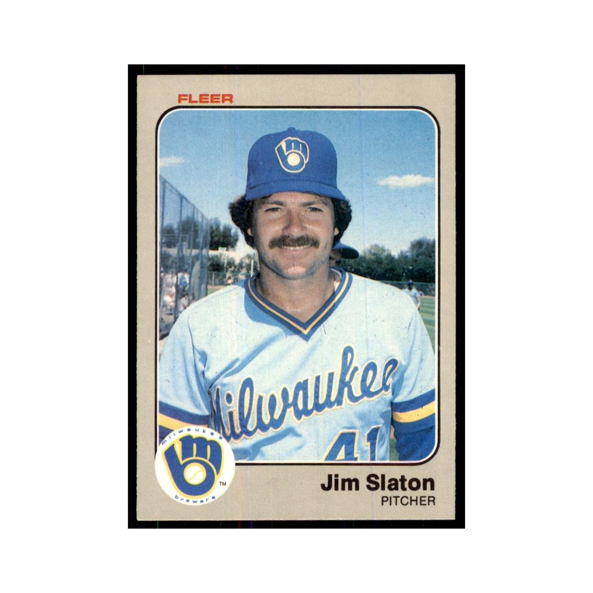 1983 Fleer Jim Slaton Baseball Cards #46
