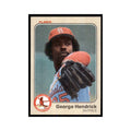 1983 Fleer George Hendrick Baseball Cards #7