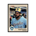 1983 Fleer Cecil Cooper Baseball Cards #30