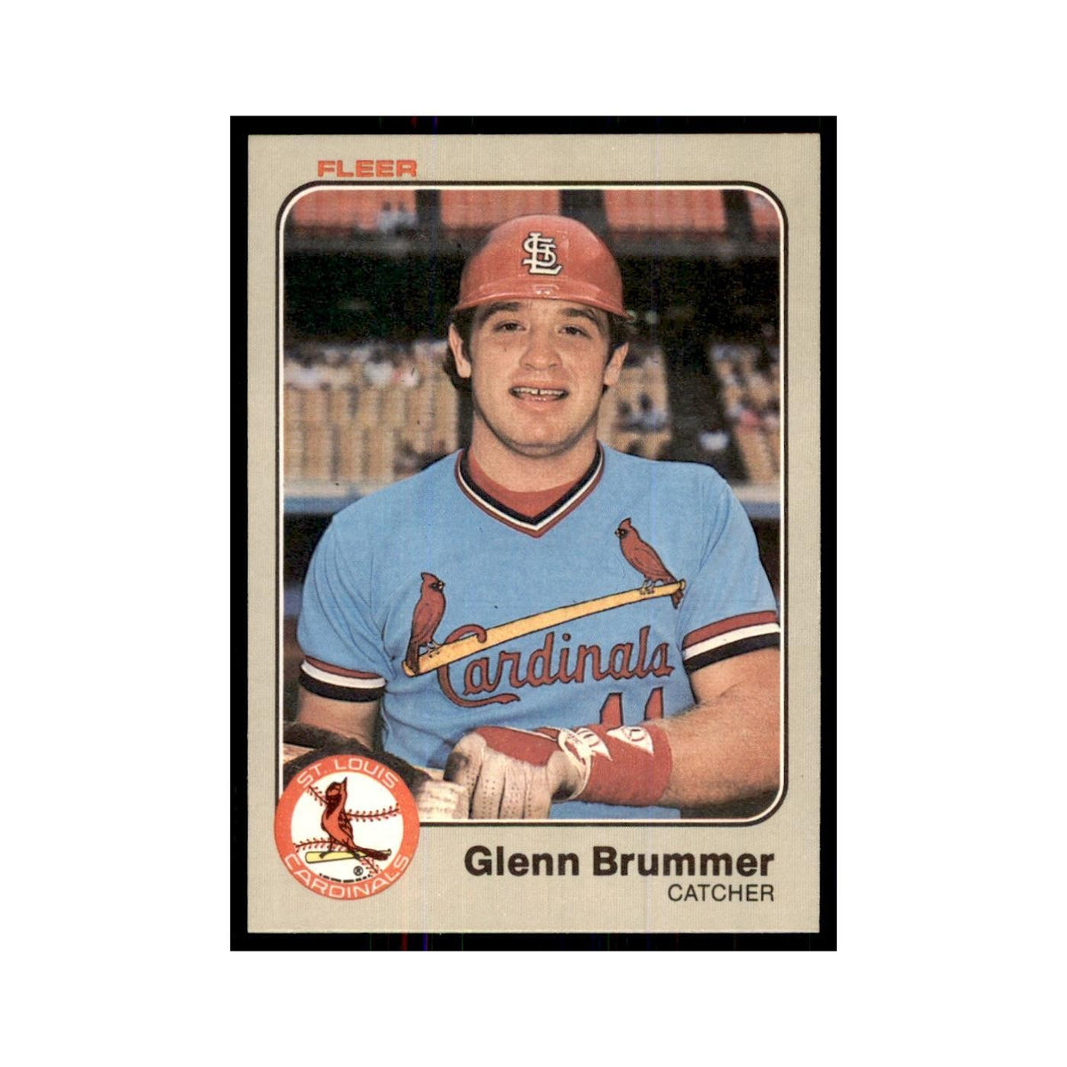 1983 Fleer Glenn Brummer Baseball Cards #4