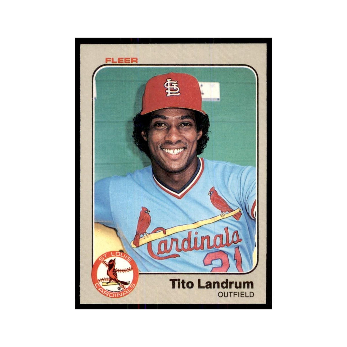 1983 Fleer Tito Landrum Baseball Cards #13