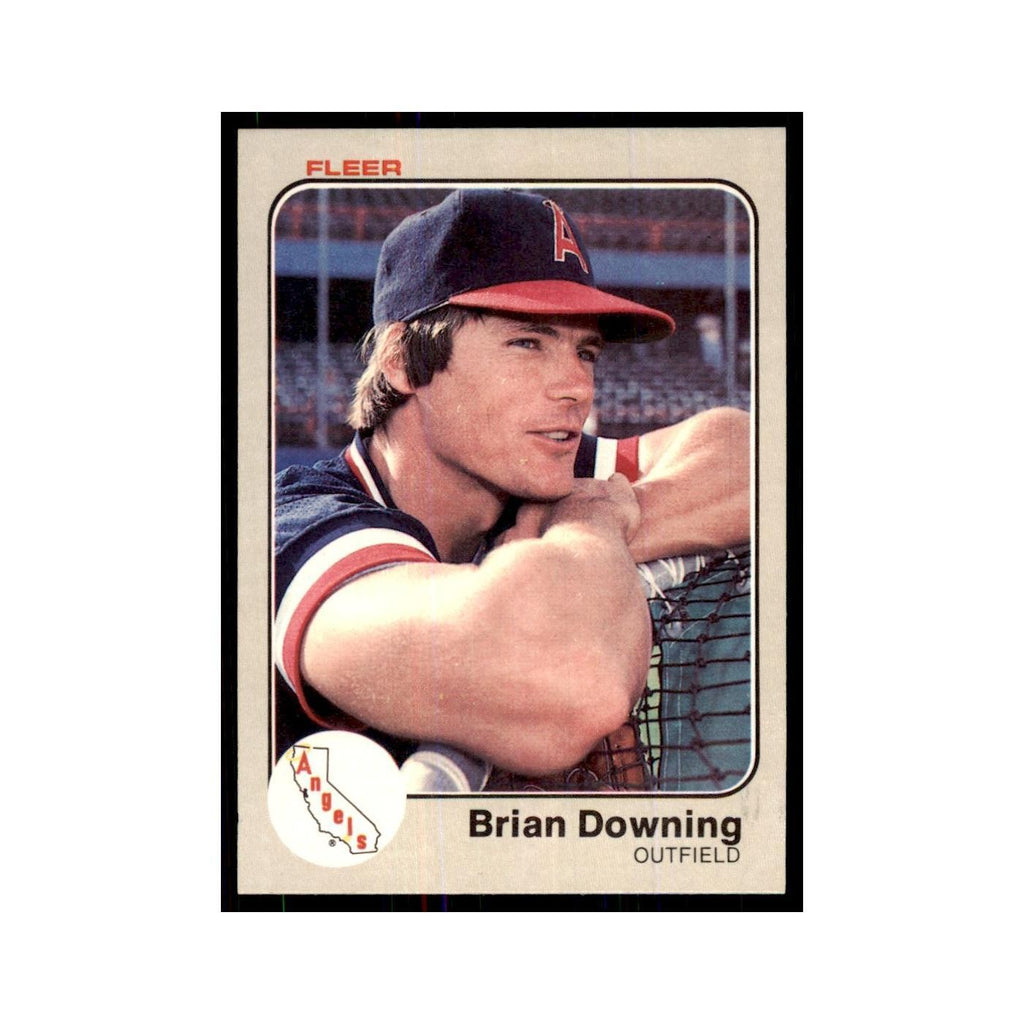 1983 Fleer Brian Downing Baseball Cards #86