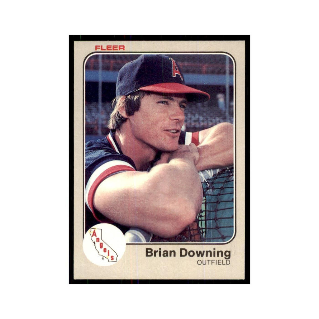 1983 Fleer Brian Downing Baseball Cards #86