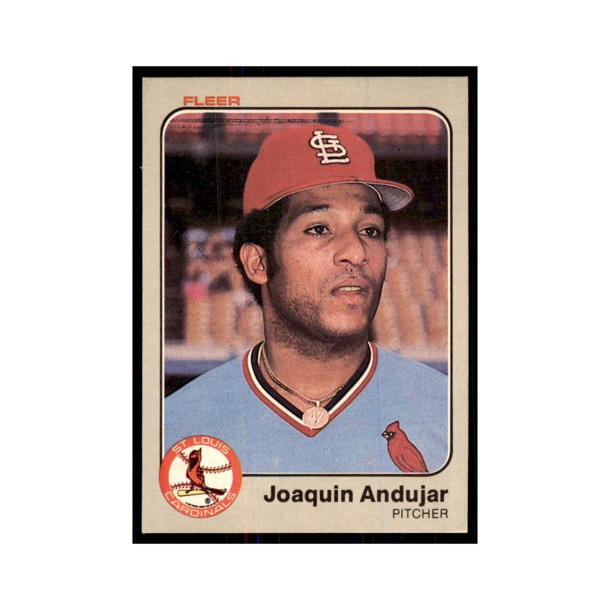 1983 Fleer Joaquin Andujar Baseball Cards #1