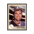 1983 Fleer Andy Hassler Baseball Cards #92