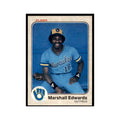 1983 Fleer Marshall Edwards Baseball Cards #32