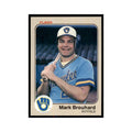 1983 Fleer Mark Brouhard Baseball Cards #28