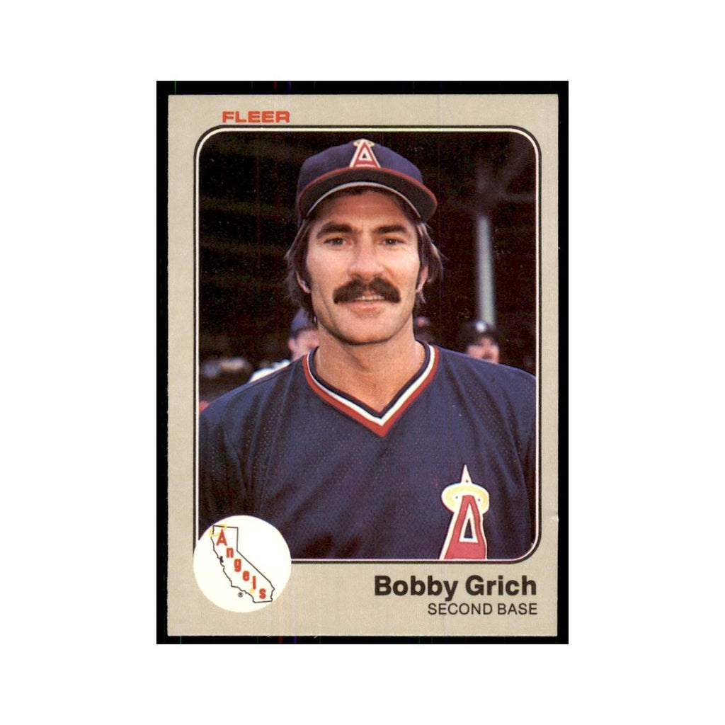 1983 Fleer Bobby Grich Baseball Cards #91