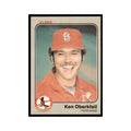 1983 Fleer Ken Oberkfell Baseball Cards #17