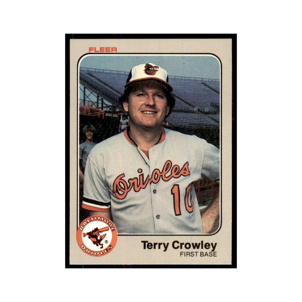 1983 Fleer Terry Crowley Baseball Cards #55