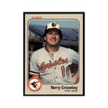 1983 Fleer Terry Crowley Baseball Cards #55