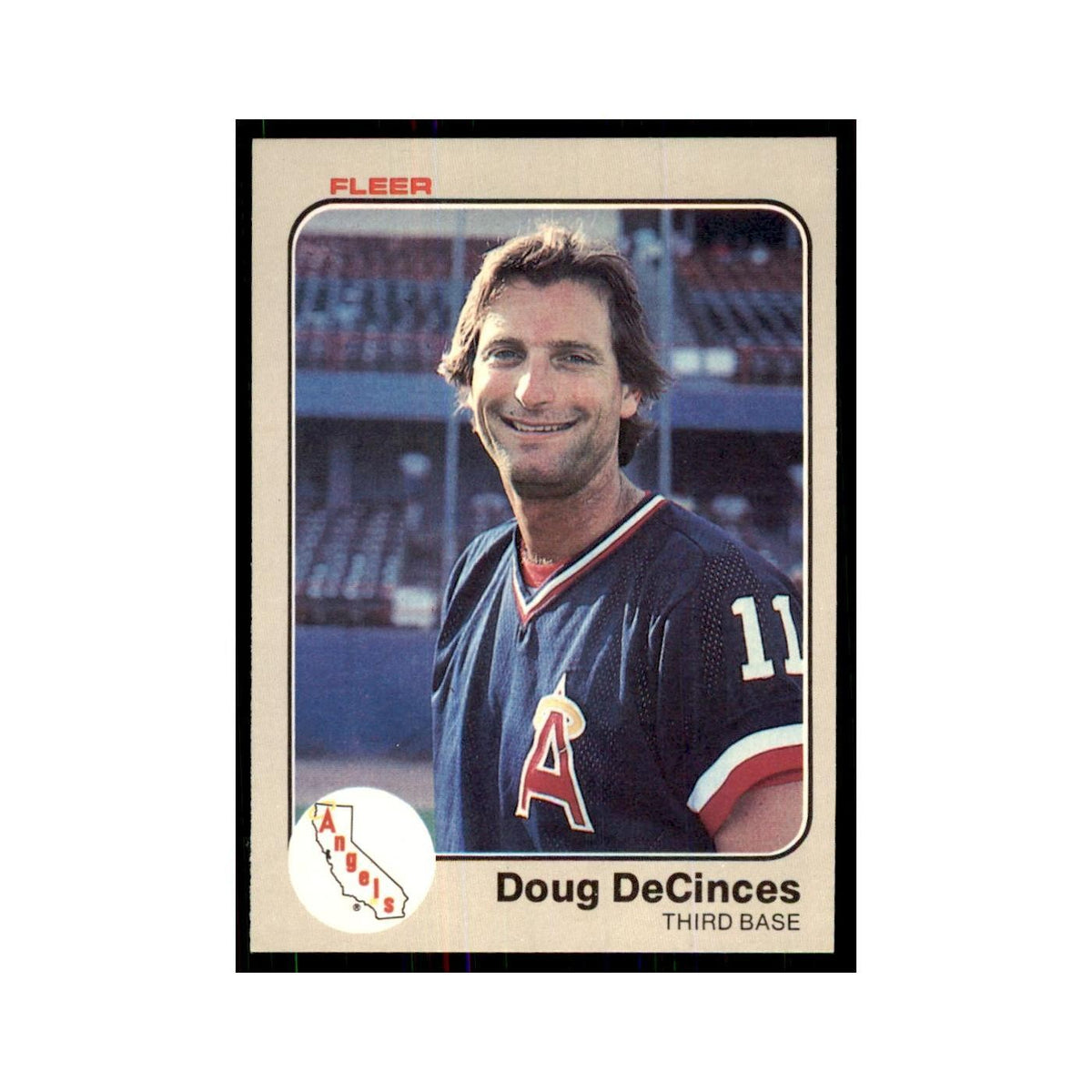 1983 Fleer Doug DeCinces Baseball Cards #85