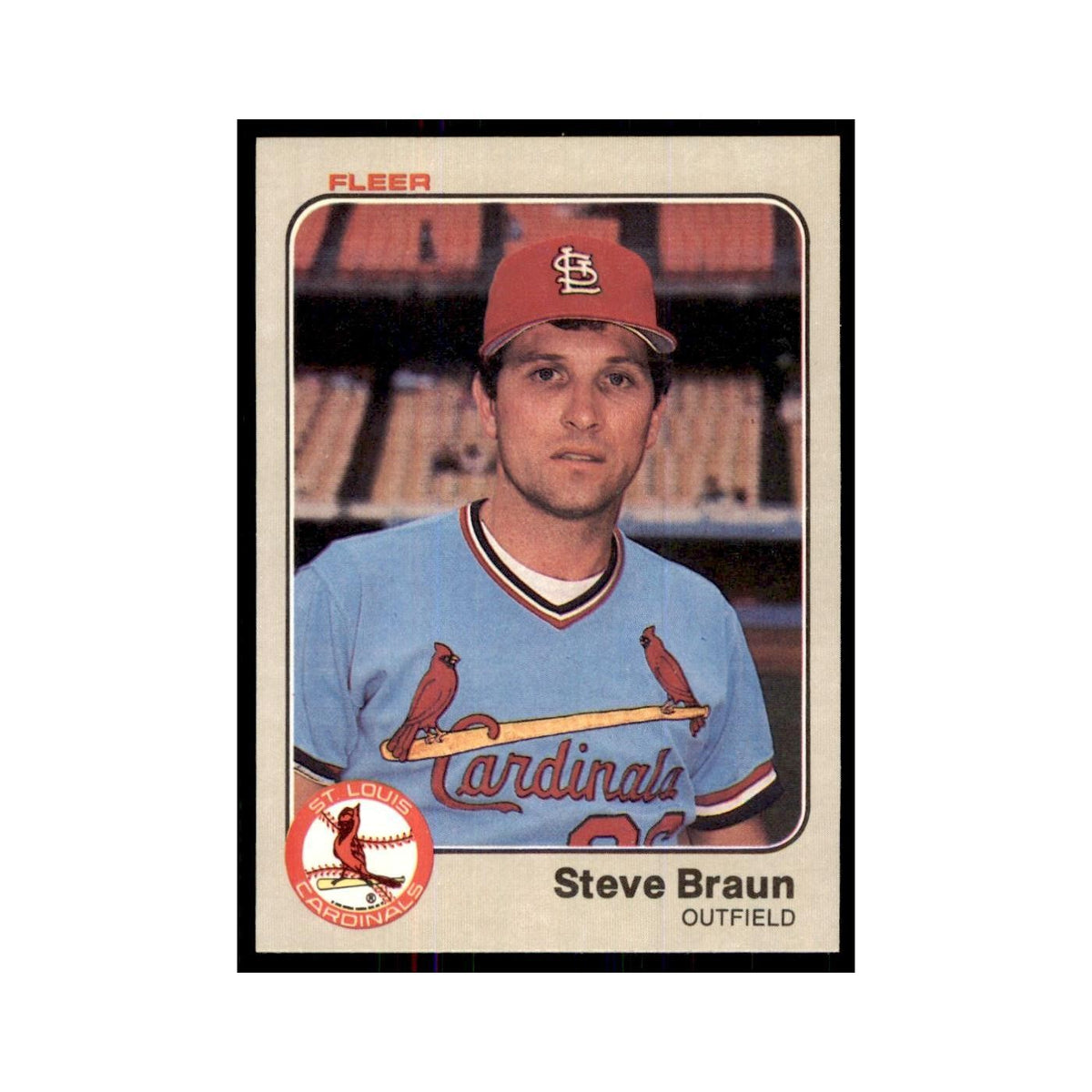 1983 Fleer Steve Braun Baseball Cards #3