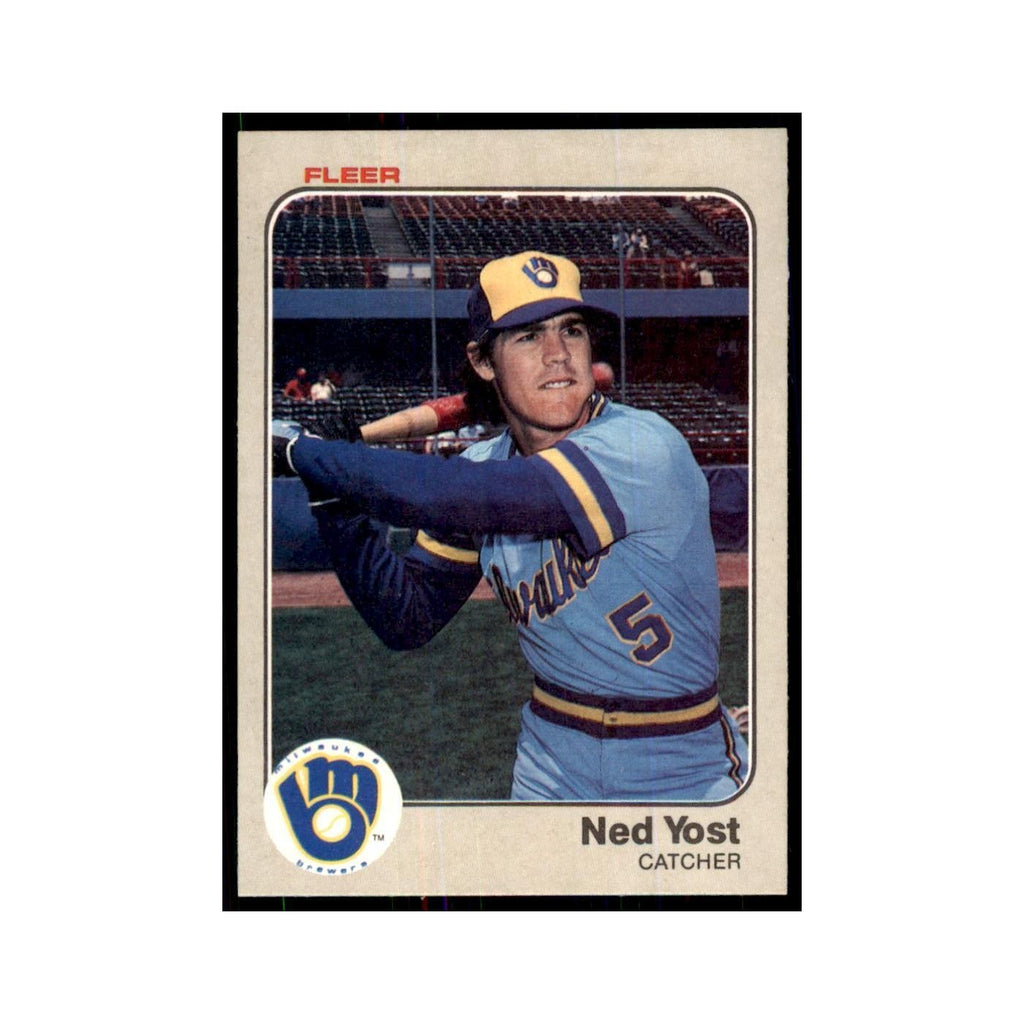 1983 Fleer Ned Yost Baseball Cards #50