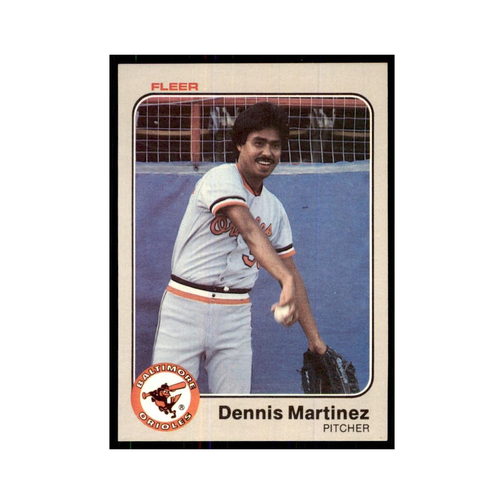 1983 Fleer Dennis Martinez Baseball Cards #64