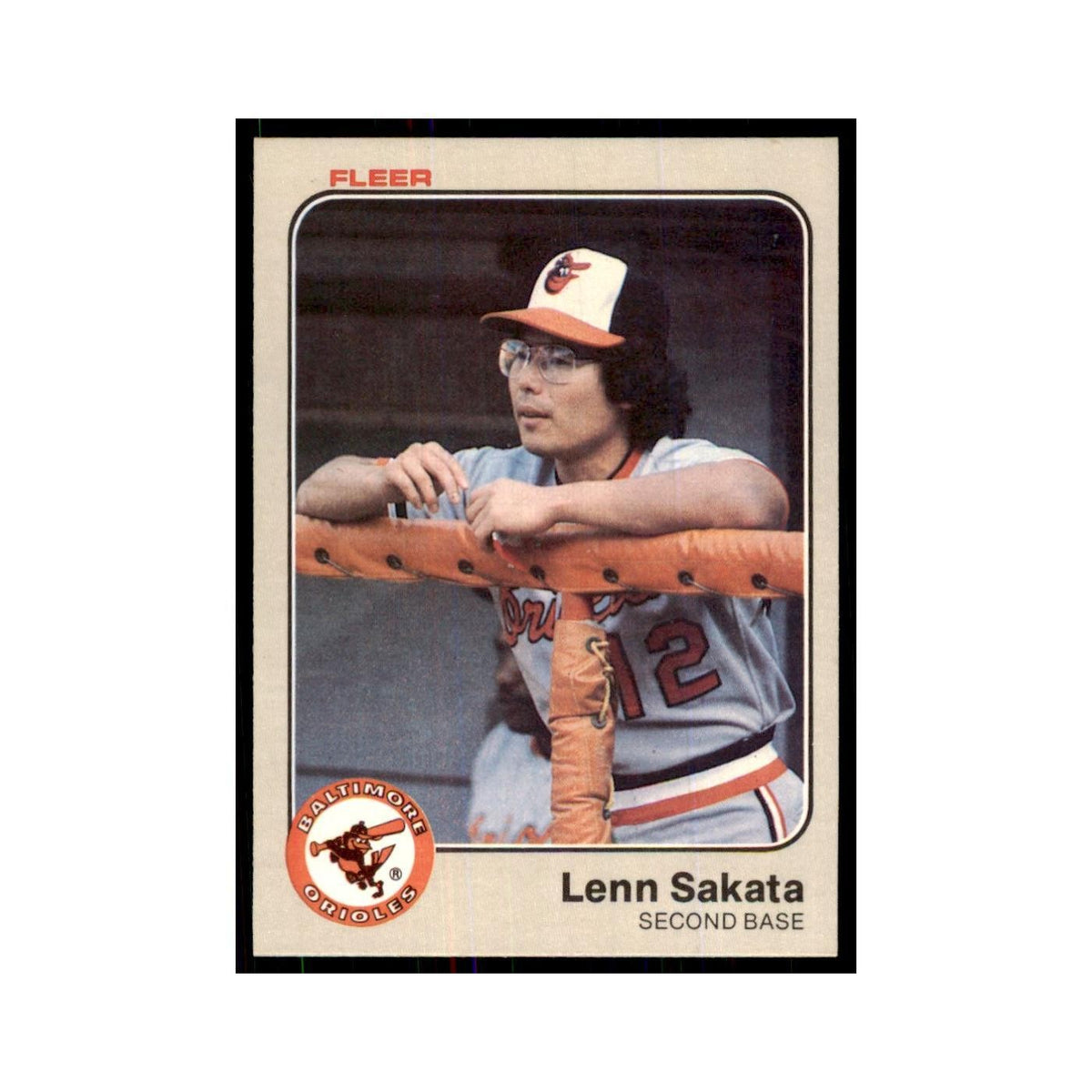 1983 Fleer Lenn Sakata Baseball Cards #72