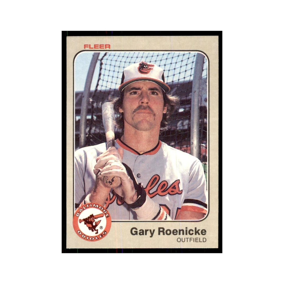 1983 Fleer Gary Roenicke Baseball Cards #71