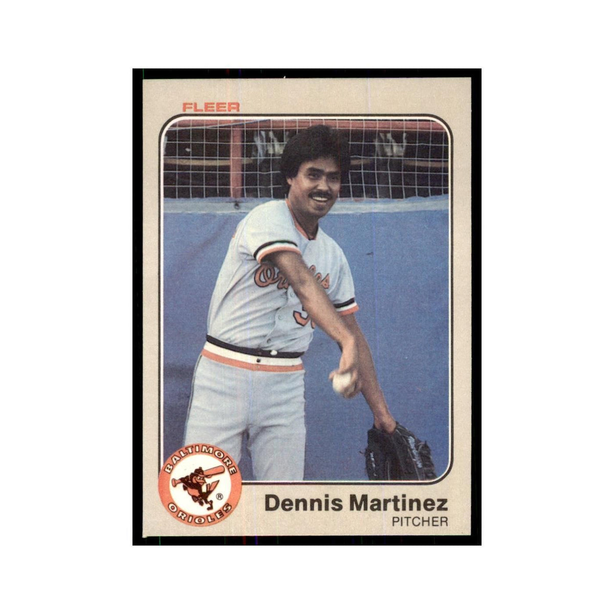 1983 Fleer Dennis Martinez Baseball Cards #64