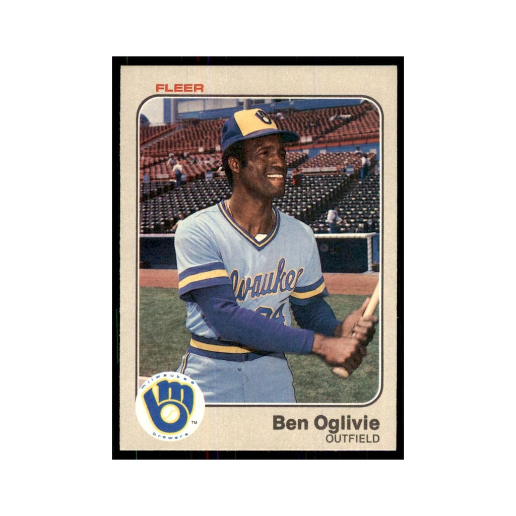 1983 Fleer Ben Oglivie Baseball Cards #43