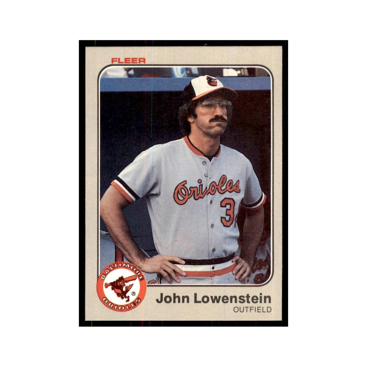 1983 Fleer John Lowenstein Baseball Cards #63