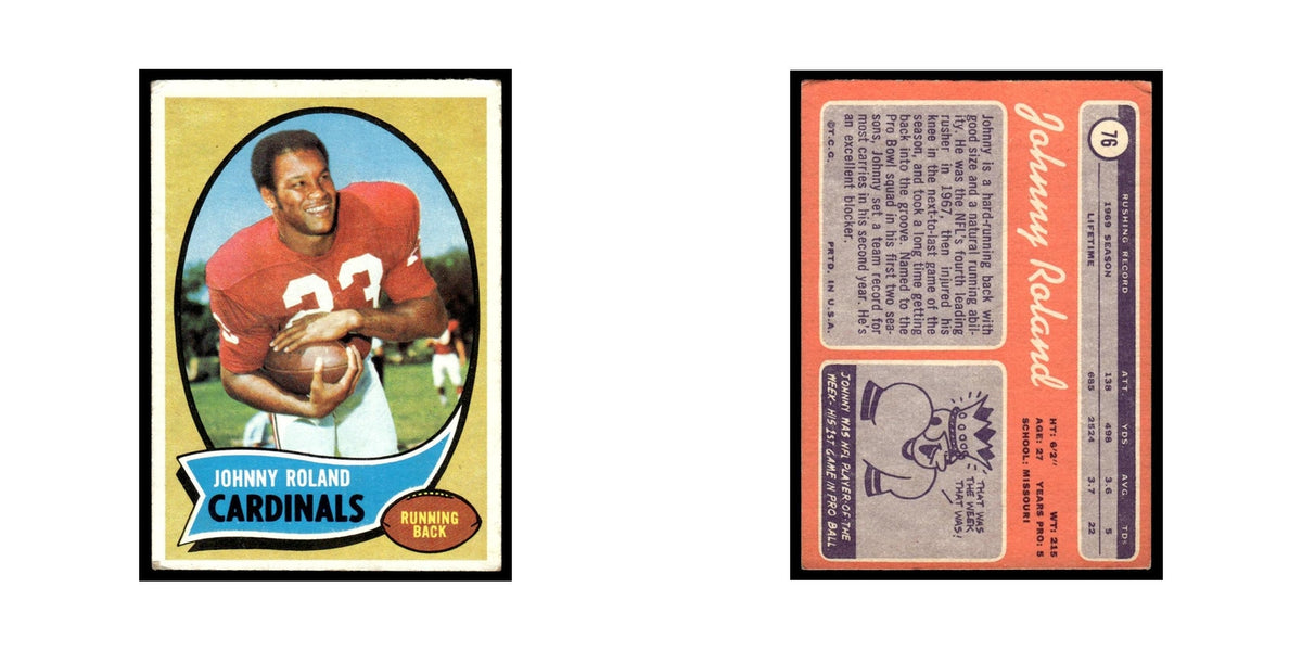 1970 Topps (Damaged) Johnny Roland Cardinals #76