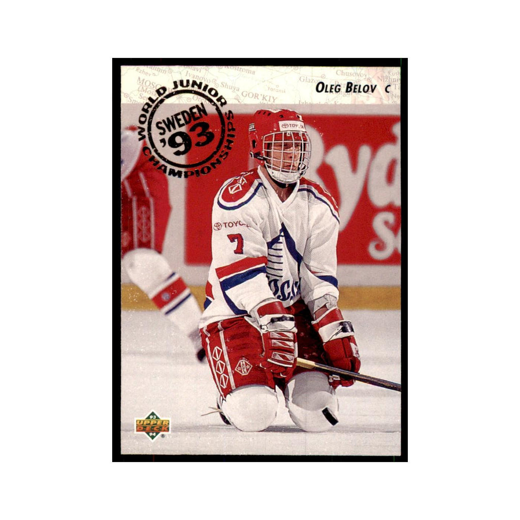1993 Upper Deck Oleg Belov Hockey Cards #274
