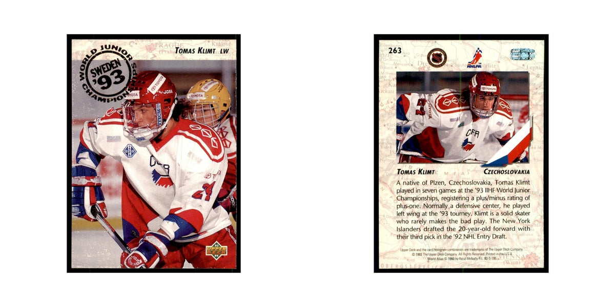 1993 Upper Deck Tomas Klimt Hockey Cards #263