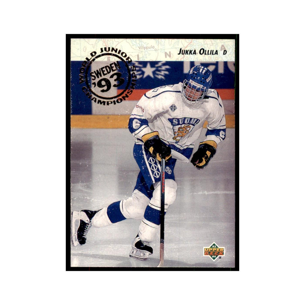 1993 Upper Deck Jukka Ollila Hockey Cards #269