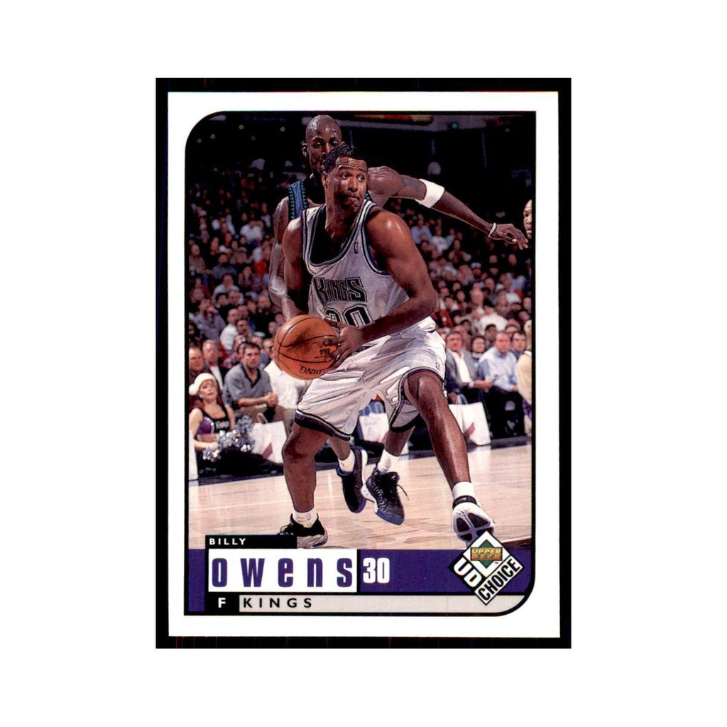 1998 UD Choice Billy Owens Basketball Cards #123