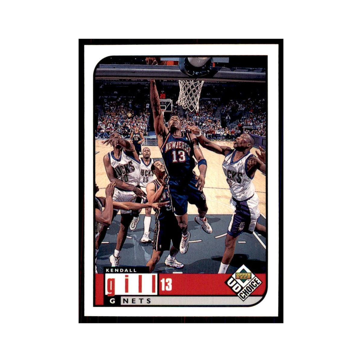 1998 UD Choice Kendall Gill Basketball Cards #91