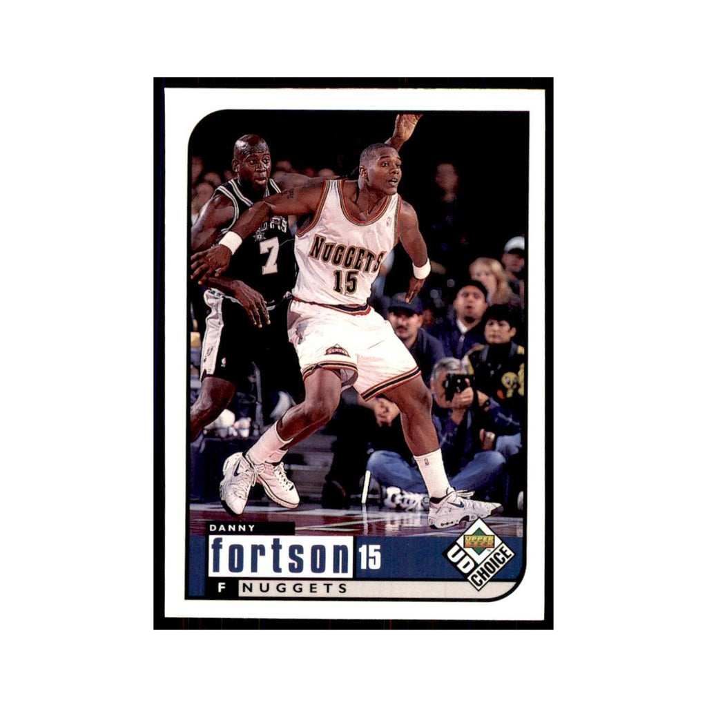 1998 UD Choice Danny Fortson Basketball Cards #37