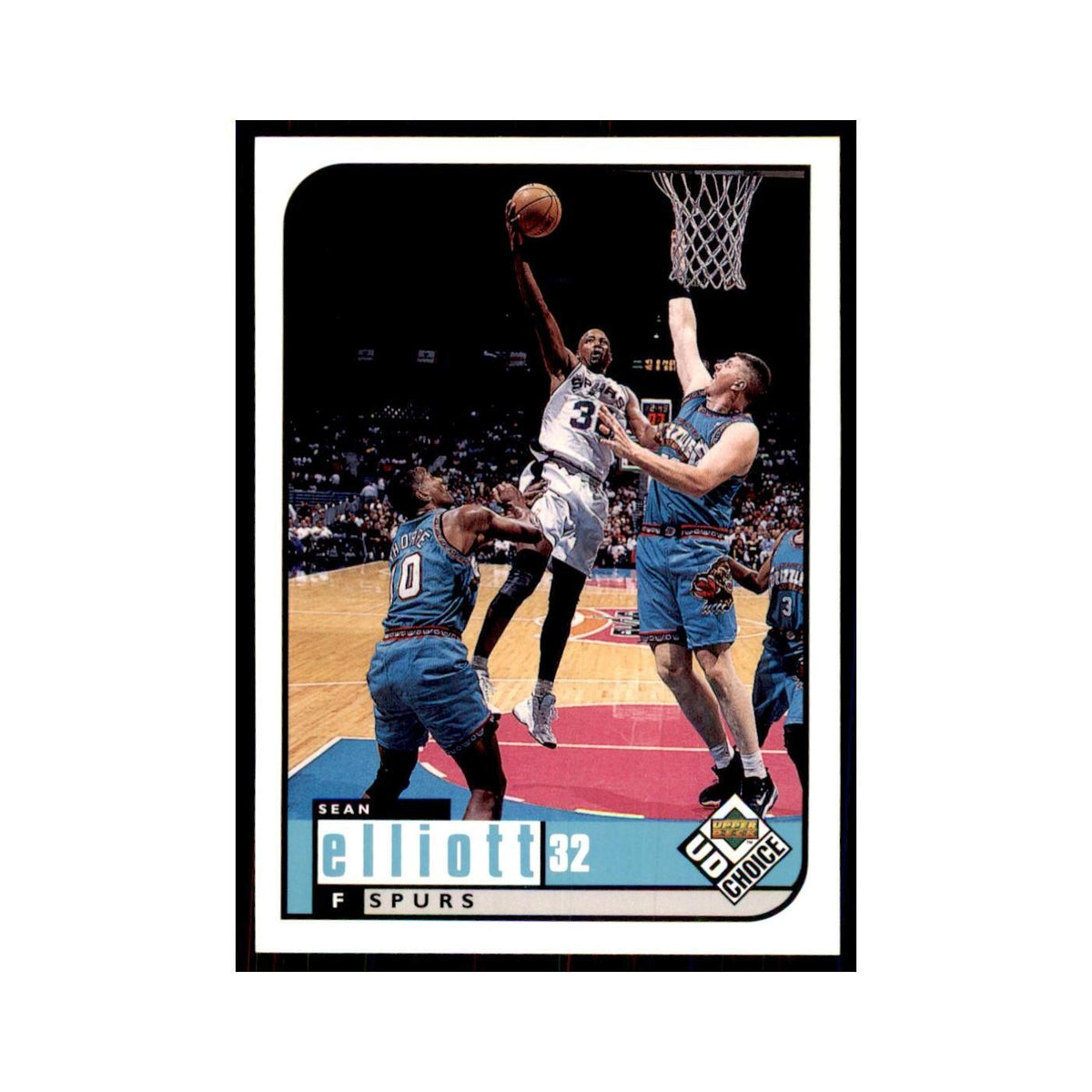 1998 UD Choice Sean Elliott Basketball Cards #127