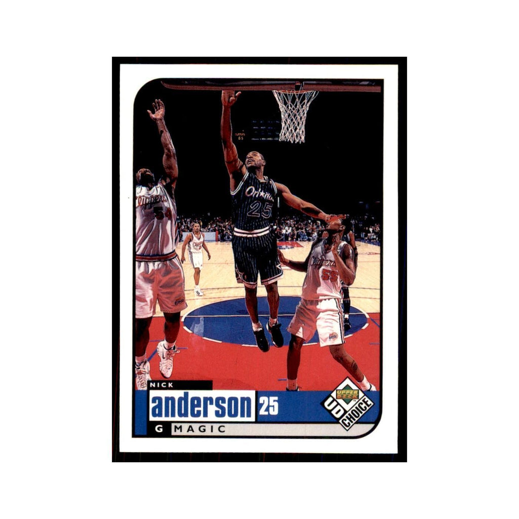 1998 UD Choice Nick Anderson Basketball Cards #101