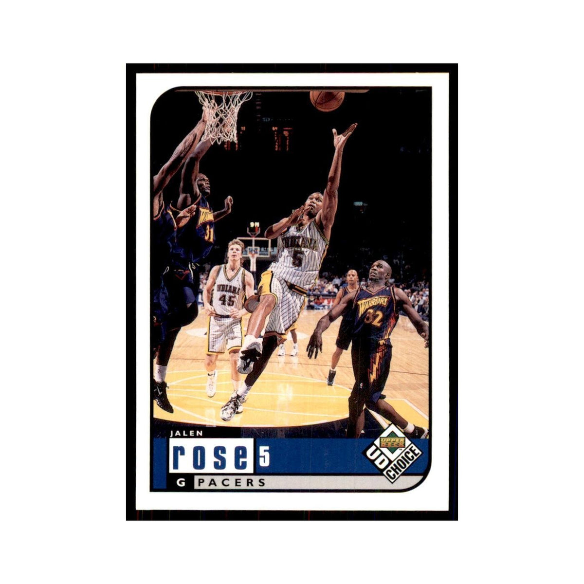 1998 UD Choice Jalen Rose Basketball Cards #57
