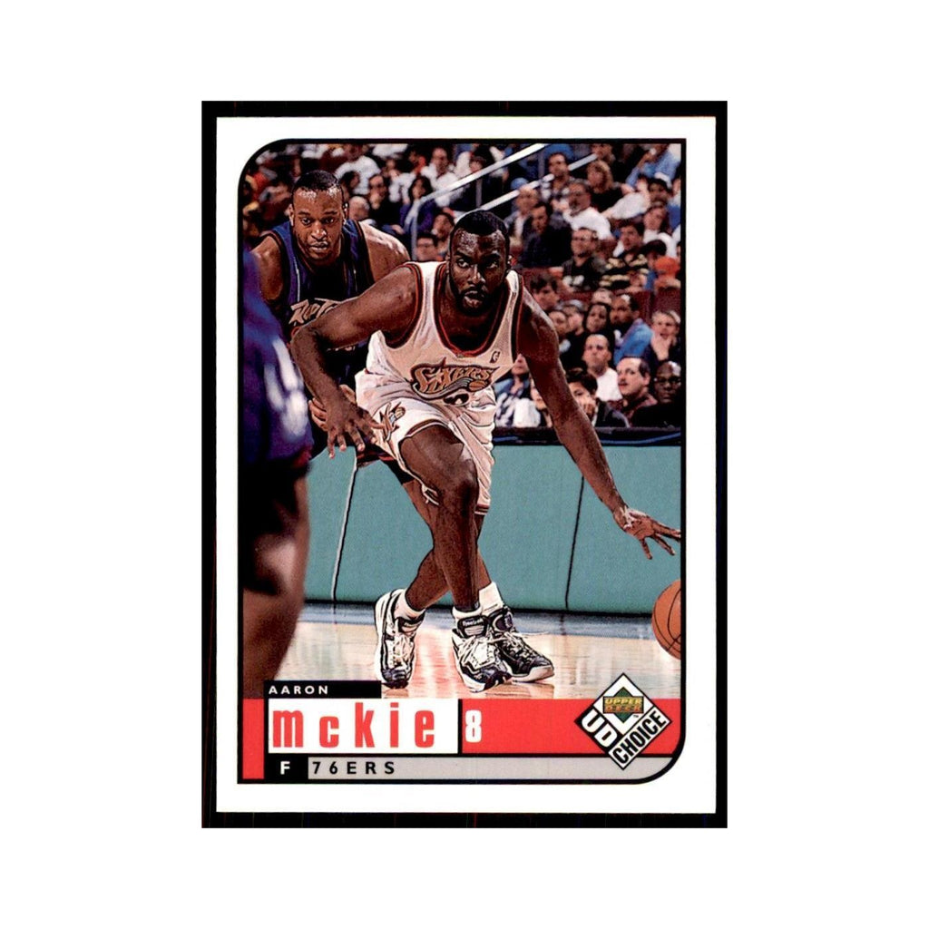1998 UD Choice Aaron McKie Basketball Cards #109
