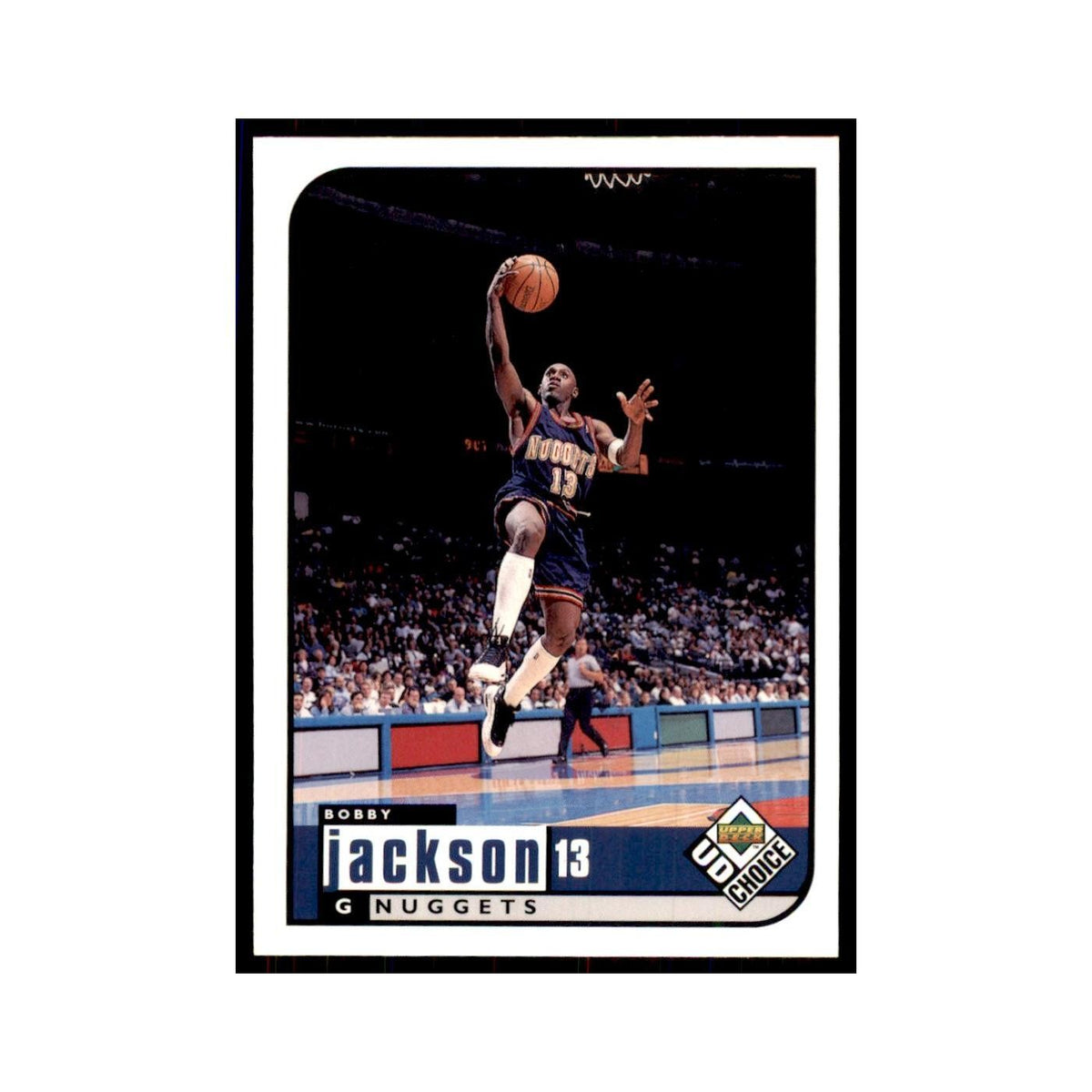 1998 UD Choice Bobby Jackson Basketball Cards #34