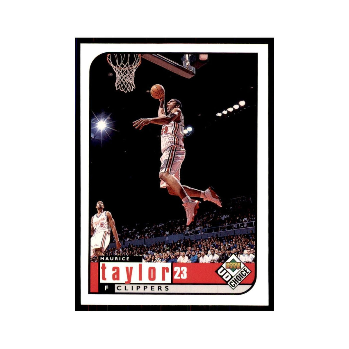 1998 UD Choice Maurice Taylor Basketball Cards #65