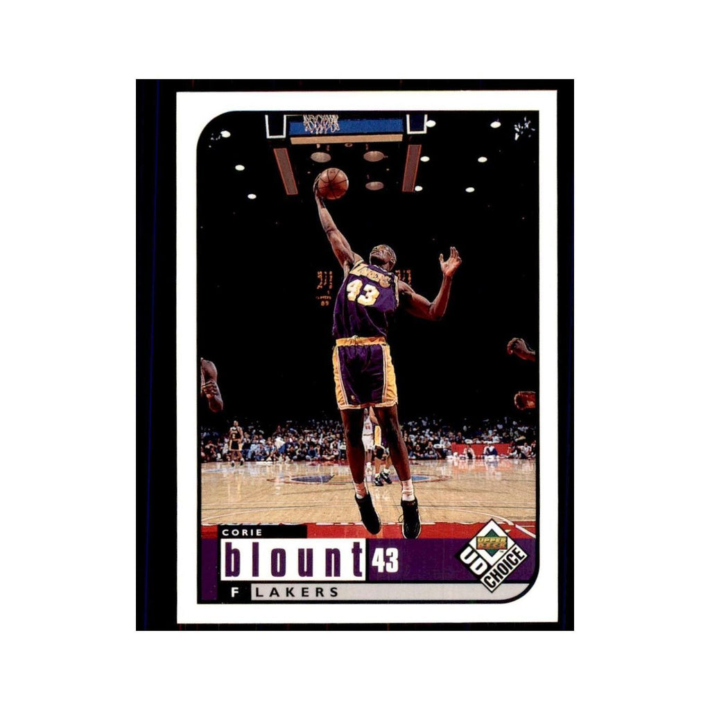 1998 UD Choice Corie Blount Basketball Cards #67
