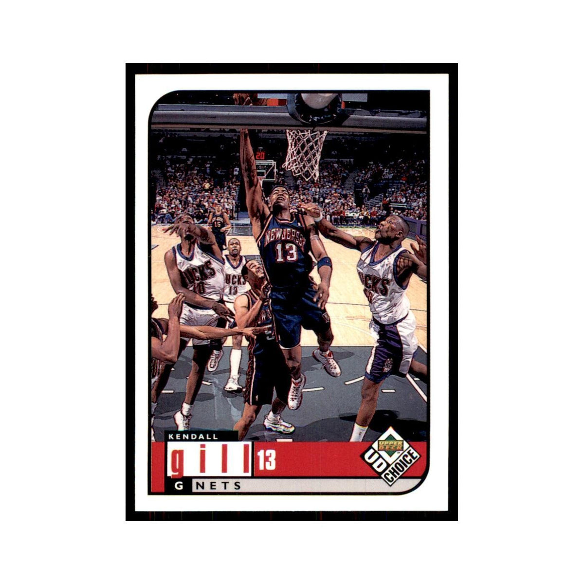 1998 UD Choice Kendall Gill Basketball Cards #91