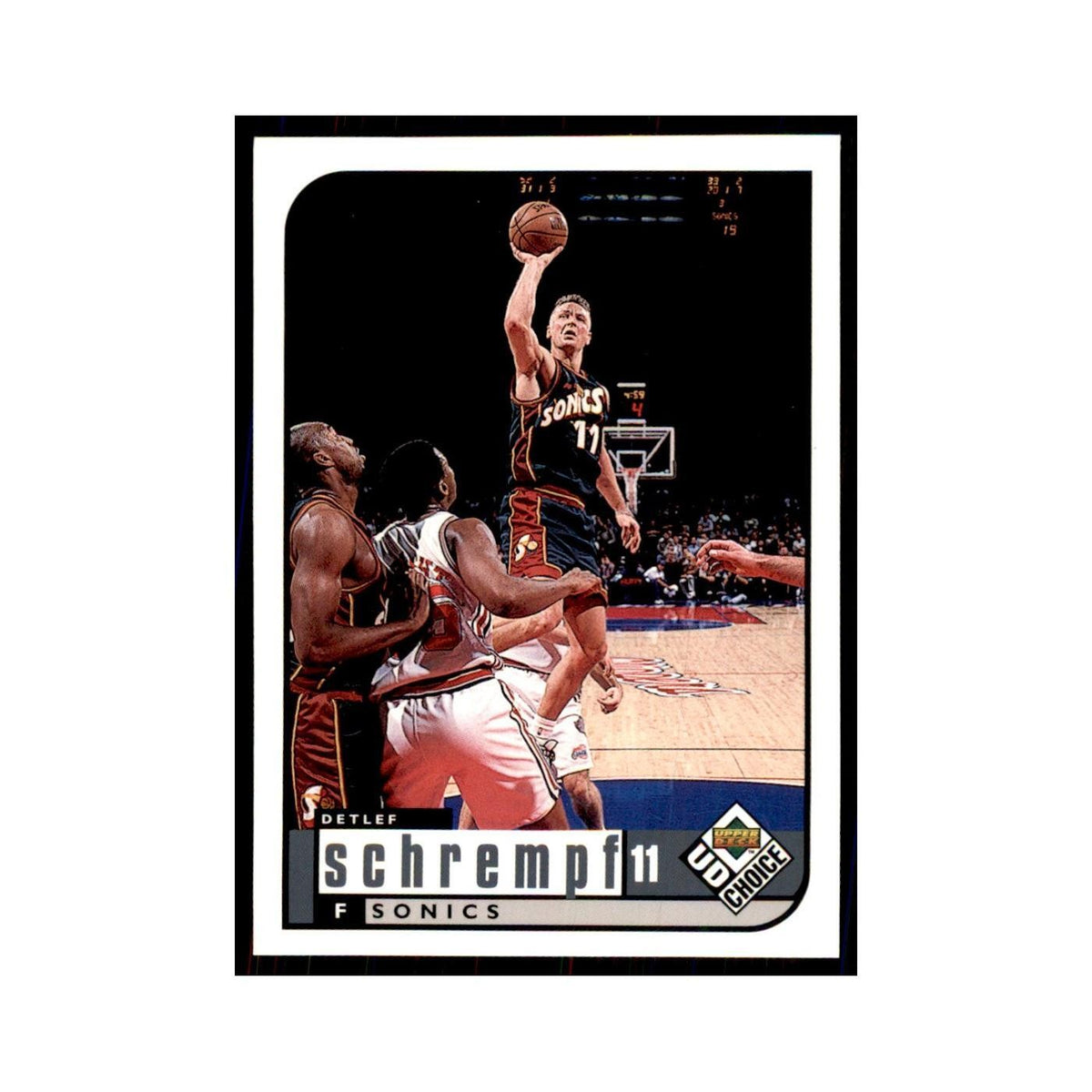 1998 UD Choice Detlef Schrempf Basketball Cards #134