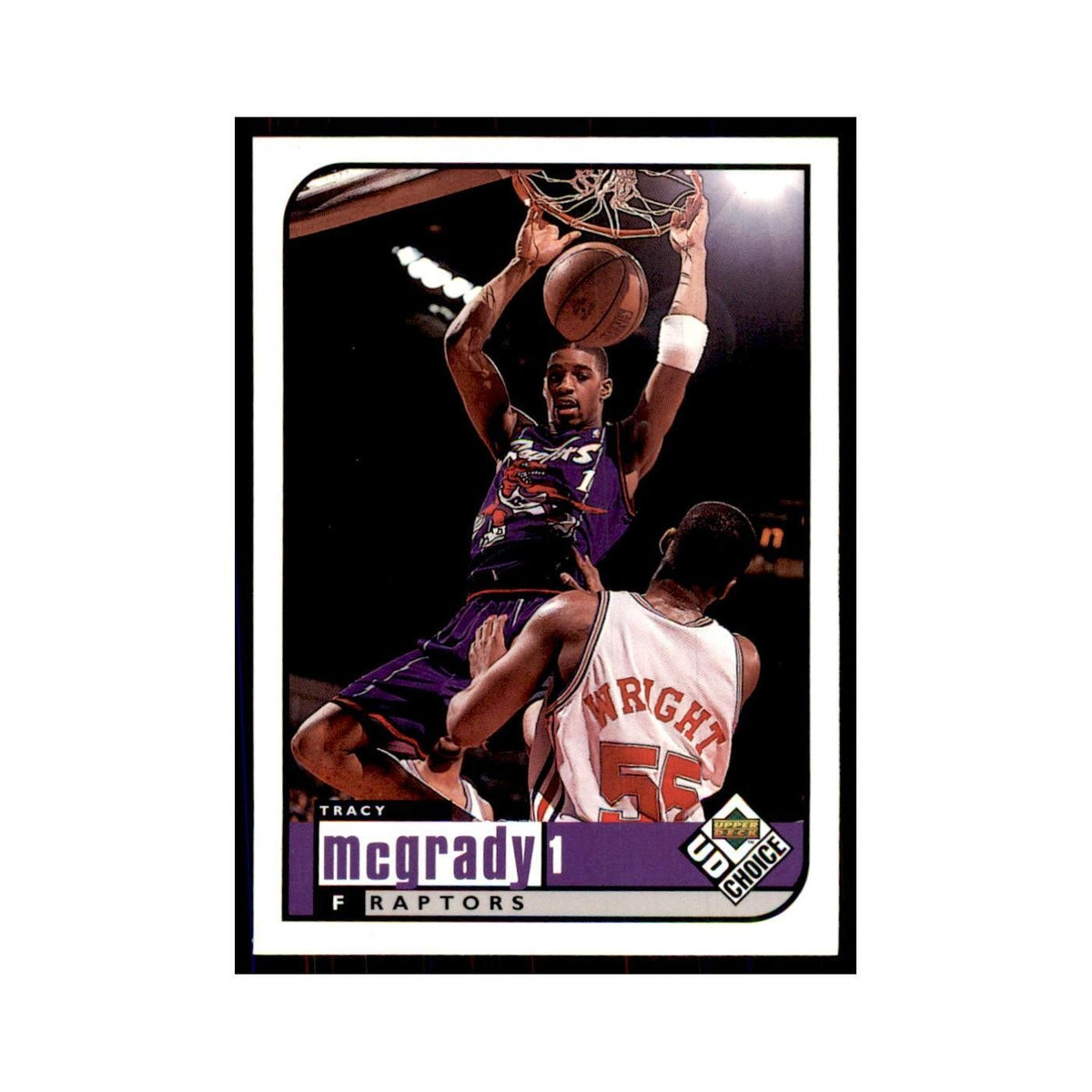 1998 UD Choice Tracy McGrady Basketball Cards #140