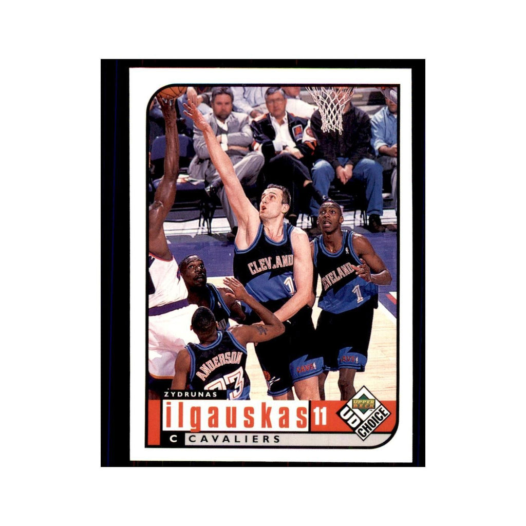 1998 UD Choice Zydrunas Ilgauskas Basketball Cards #26