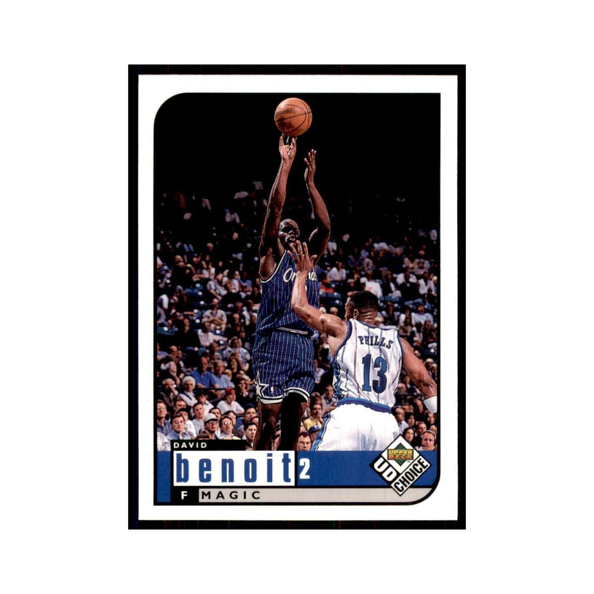 1998 UD Choice David Benoit Basketball Cards #104