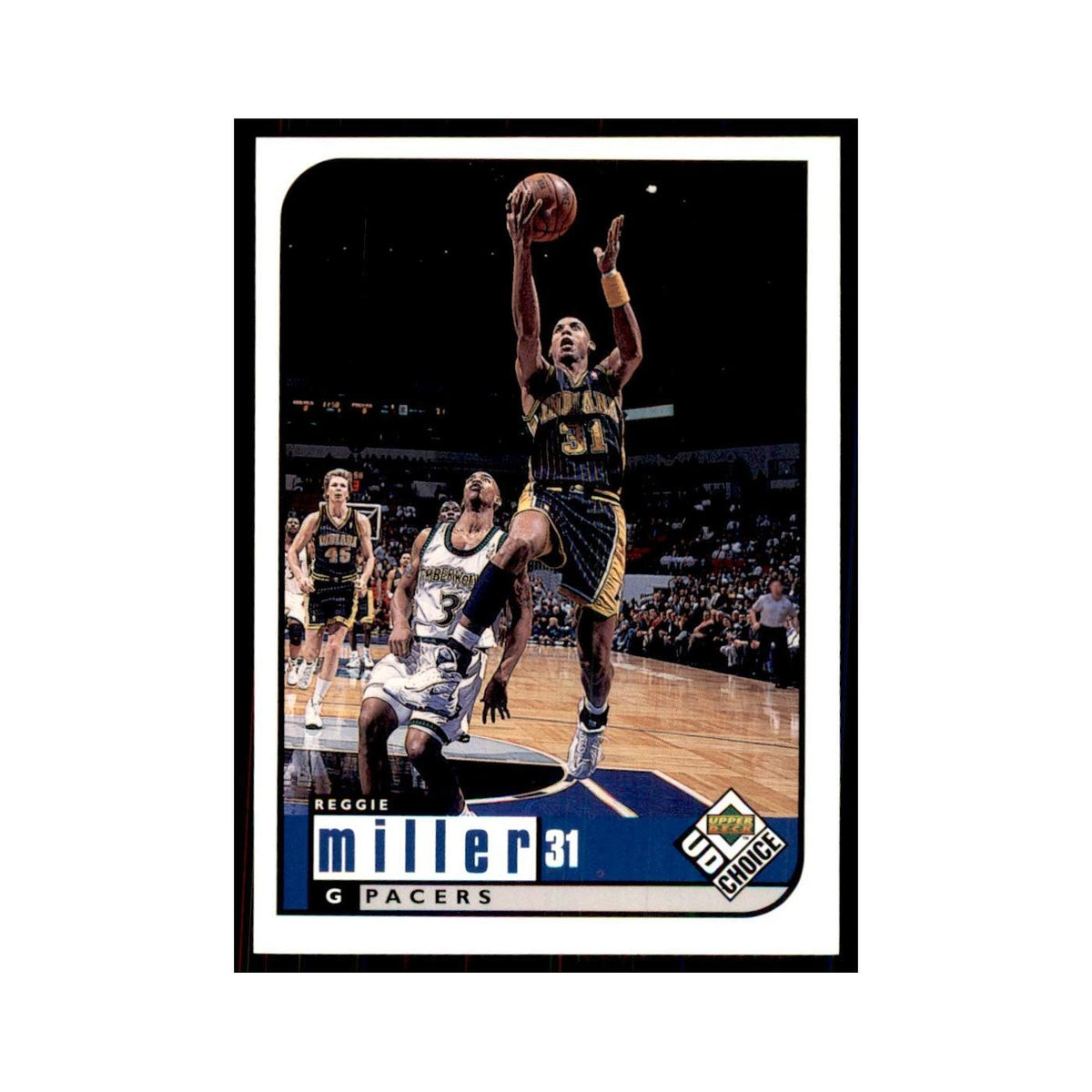 1998 UD Choice Reggie Miller Basketball Cards #56