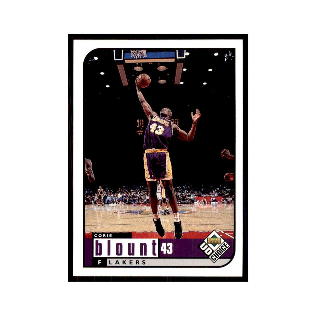 1998 UD Choice Corie Blount Basketball Cards #67