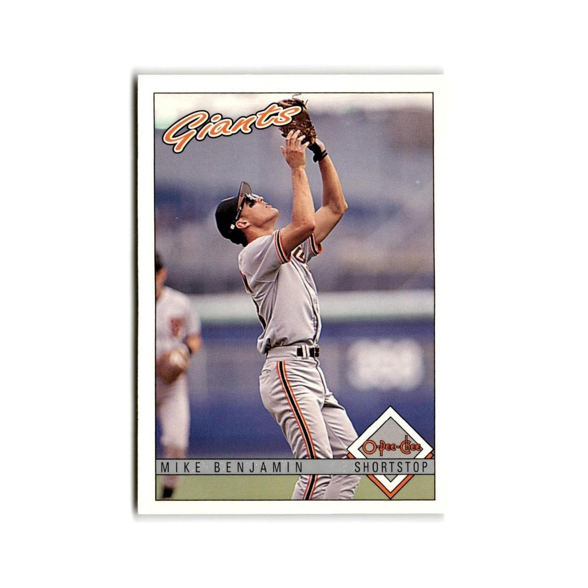 Mike Benjamin 1993 O-Pee-Chee #377 San Francisco Giants Baseball Card NM