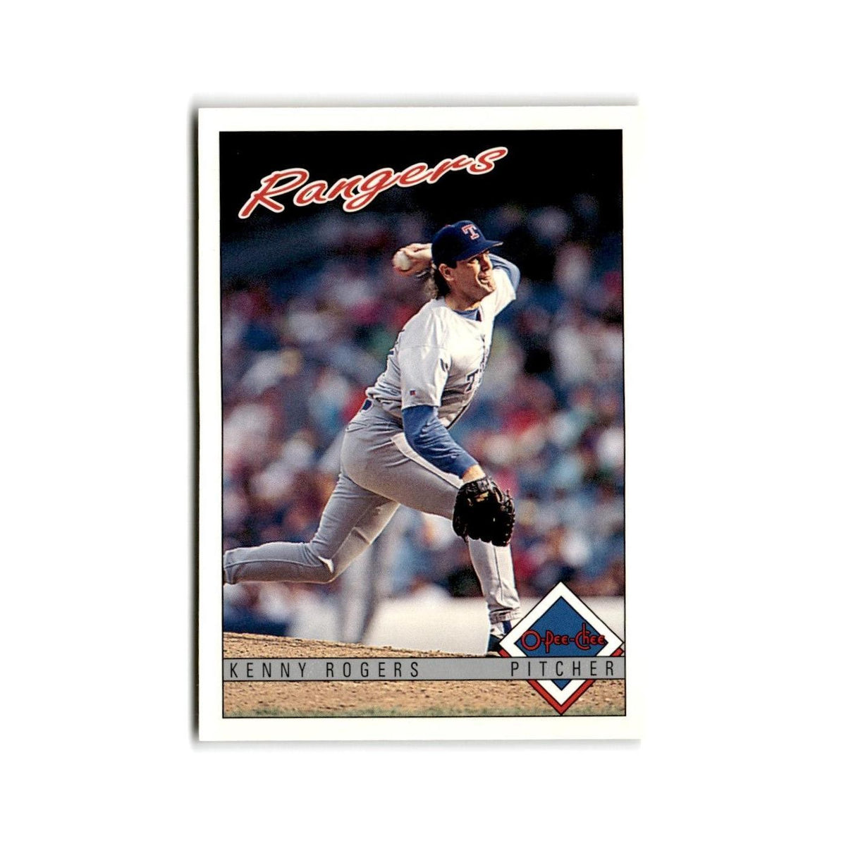 Kenny Rogers 1993 O-Pee-Chee #356 Texas Rangers Baseball Card NM