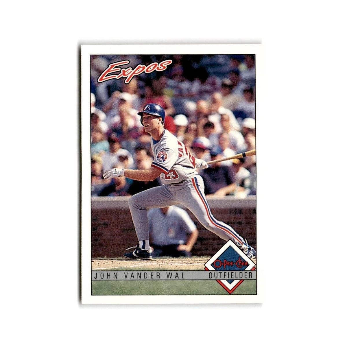 John Vander Wal 1993 O-Pee-Chee #376 Montreal Expos Baseball Card NM